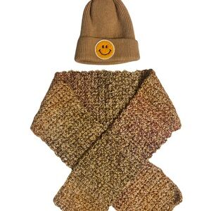 Tan Knit Hat and Scarf Set.wm0525